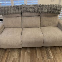 Reclining Sofas With Power Sources And Storage. Over 2000 Originally and Only Replacing Because We Are Getting New Couches