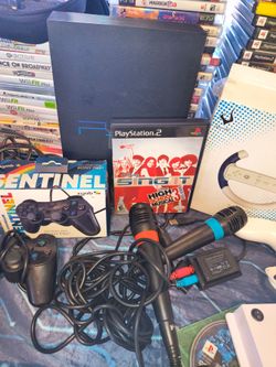 PlayStation 2 Slim Console Bundle with Games