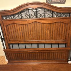 Queen Headboard, Footboard and Frame