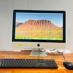 Apple iMac 21” 2.5Ghz i5 12GB RAM 500GB High Sierra All in one computer