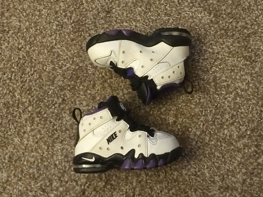 Nike Air Max CB94 White Black/Purple 408886-105 Toddlers Shoes Size 6c