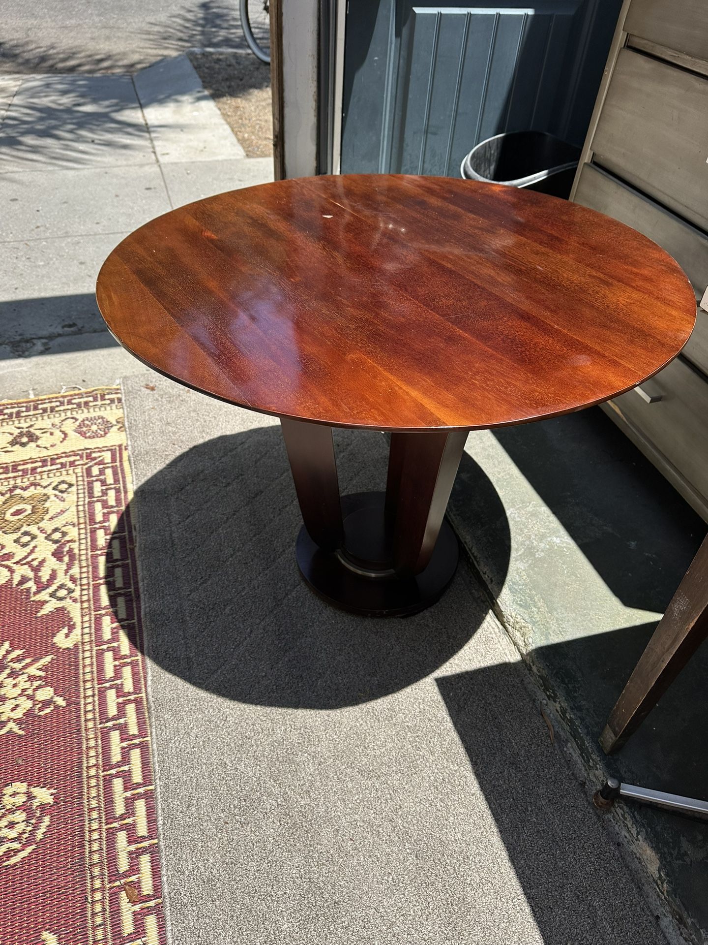 GREAT DEAL Mahogany Wood End Table Art Deco - Rare & Great Condition
