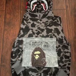 Black Bape Hoodie (new With Tags & Dust Bag) 