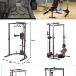 The Weider Pro Power Rack Home Gym Total Body Weight Trainer