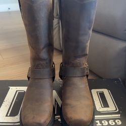 Dingo Men's 11" Dean Leather Brown Harness Boot 10.5 D