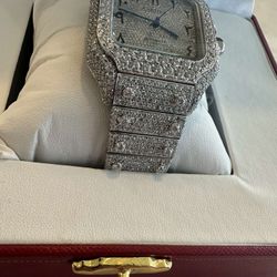 Vvs Moissanite Watch 
