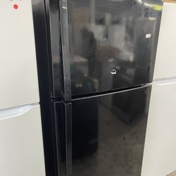 Whirlpool Top And Bottom In Glossy Black Open Box