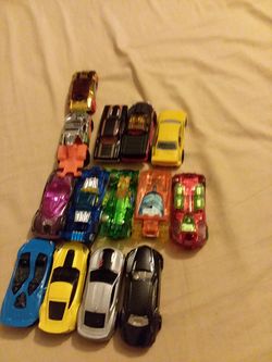 14 hot wheels cars