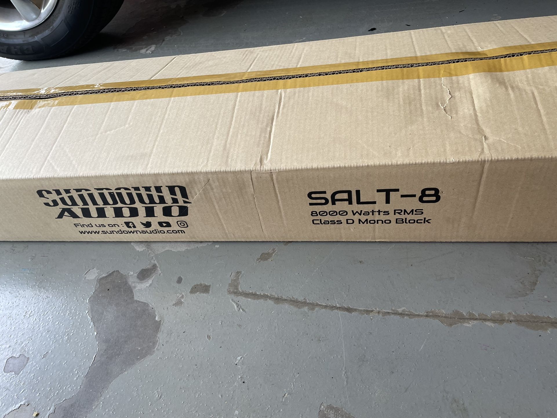 SUNDOWN AUDIO SALT-8 MONOBLOCK 8,000W RMS COMPETITION AMP SUBWOOFERS AMPLIFIER