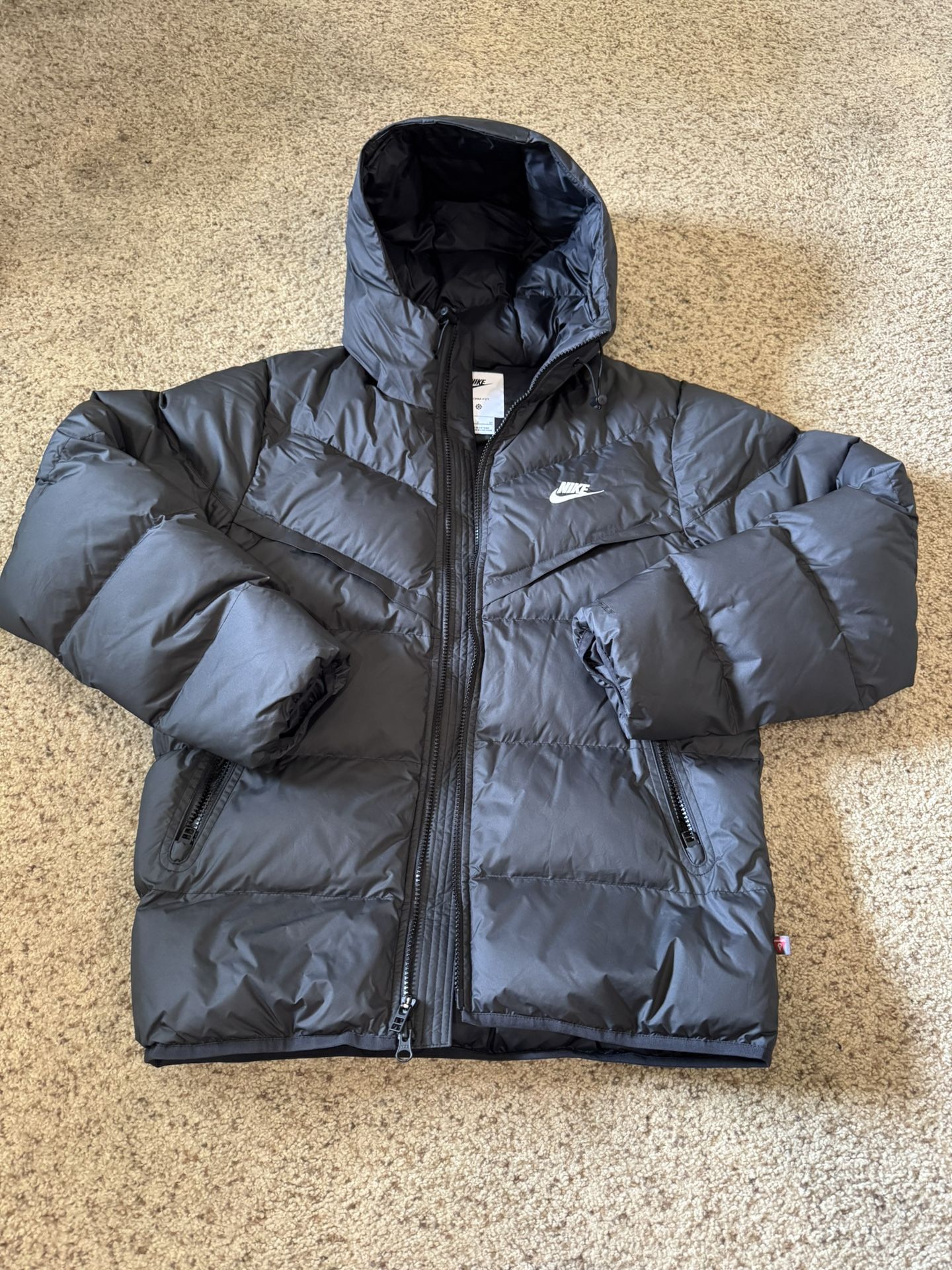 Nike Storm Fit Hooded Puffer Jacket - Black