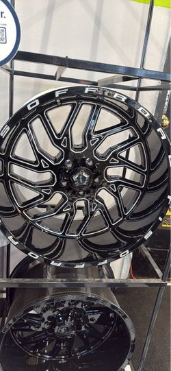 22x12 TIS 544BM OFF-ROAD WHEELS RIMS 6x139.7 + TIRES 33” 35” (4) NEW-WE FINANCE NO CREDIT OK