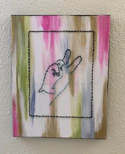 Stitched Canvas, Wall Art, Painting