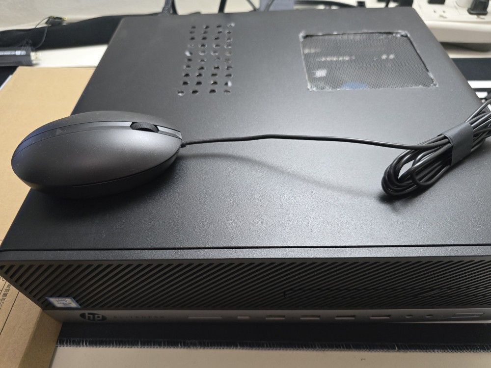 Gaming pc desktop computer hp elitedesk Intel i5, gtx 1650, 16 gb ram, nvme, hdd wifi bundle