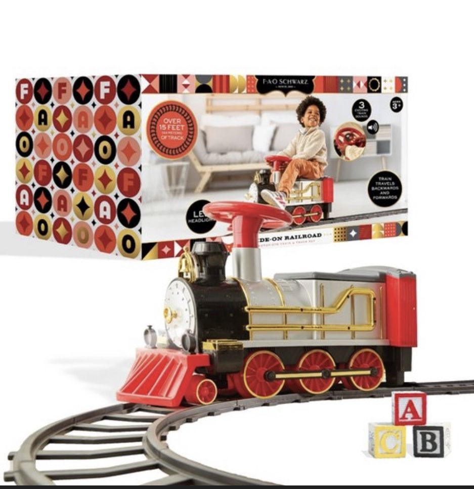 FAO Schwartz Motorized, Ride On Train.