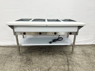 ETL 4 plate warmer and dry steam table 110v NH-4-120