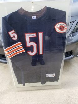 Autographed throwback jerseys.