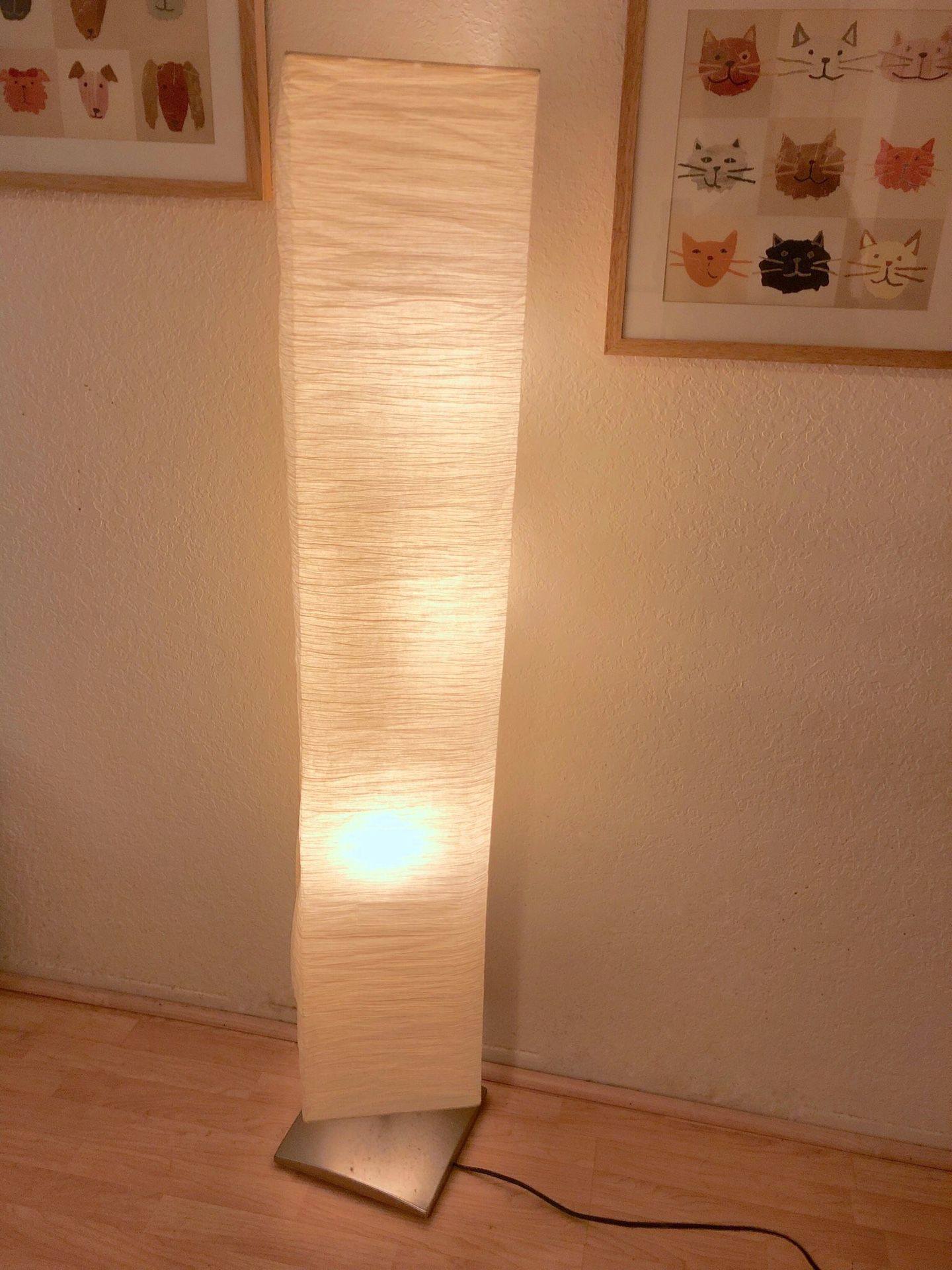 IKEA rice paper floor lamp