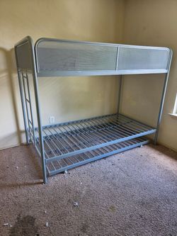 Twin Size Metal Bunk Bed Frame