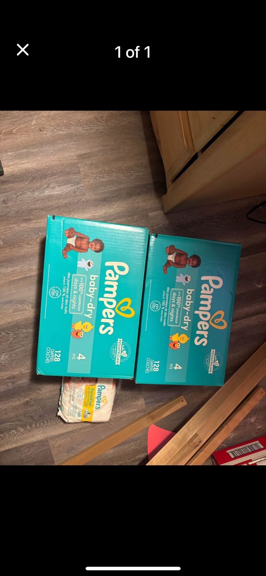 PAMPERS DIAPERS SIZE 4