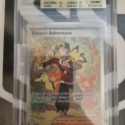 2025 Destined Rivals - Dri En English Special Illustration Rare (Holo) beckett 9.5