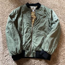 Forever 21 Green Bomber Jacket