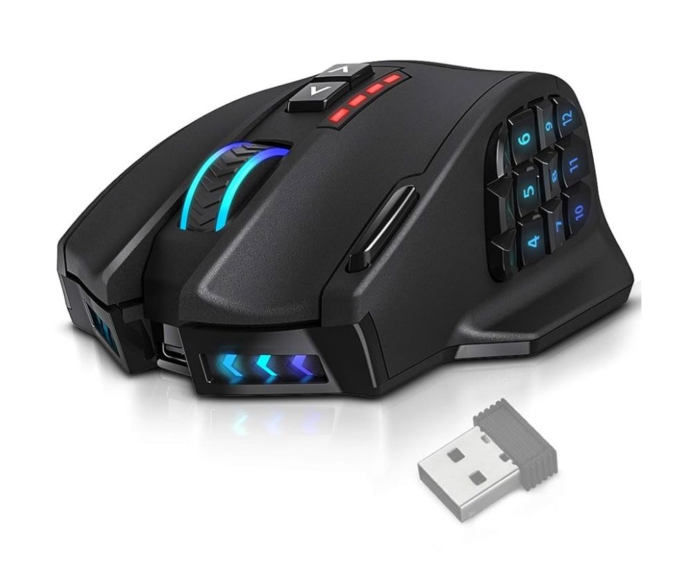 Venus Pro RGB Wireless MMO Gaming Mouse