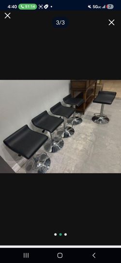 5 bar Stools Adjustables