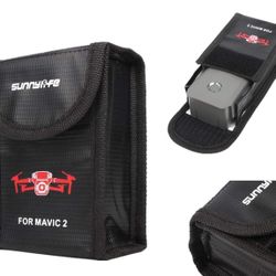 Mavic 2 LiPo Battery Safety Storage Bag for 1pc DJI Mavic 2 Pro/Zoom Drone Flight Battery