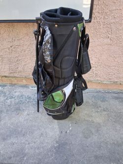 Golf Stand Bag Black and Green