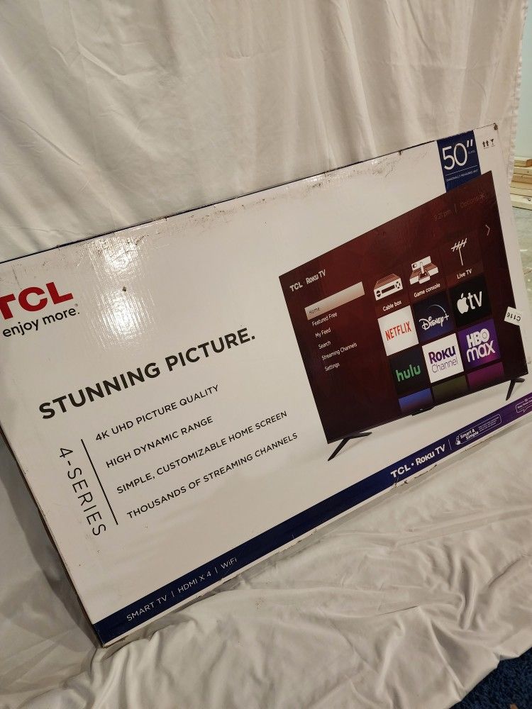 50" Inch Smart TV - BRAND NEW TCL ROKU