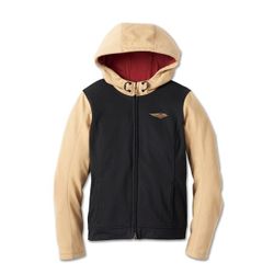 Harley-Davidson 120th Anniversary Deflector Riding Fleece Hooded Jacket Wmns 2XL