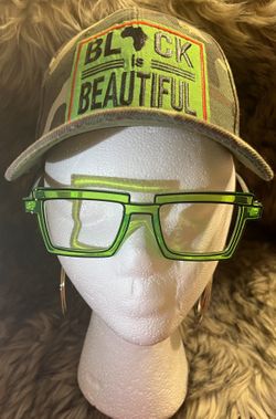 Black Is Beautiful Fashion Hat and Eyewear Set 