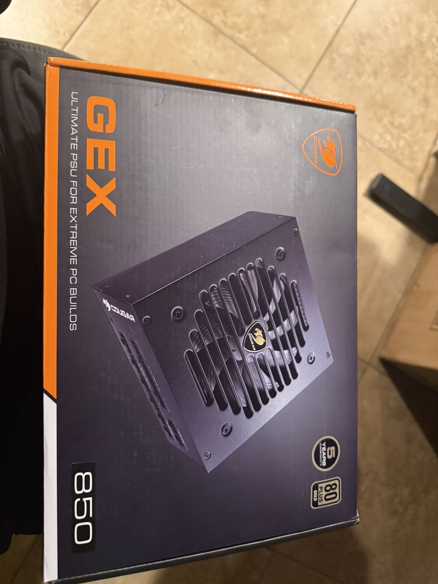 Gex Cougar 850w 80+gold Psu