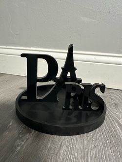 Wooden Eiffel Tower Table Decor, Paris Decor For Bedroom
