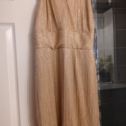 Gold Dress.