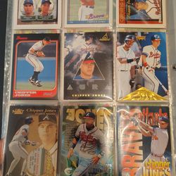 18 chipper jones cards