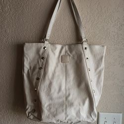 Large White Tote Bag Handbag