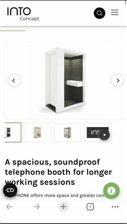 Sound proof booth