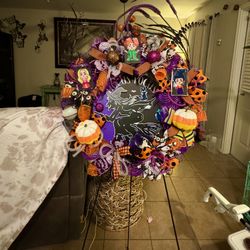 Cute Hocus-Pocus Halloween Wreath