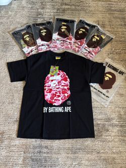 Small, XL bape