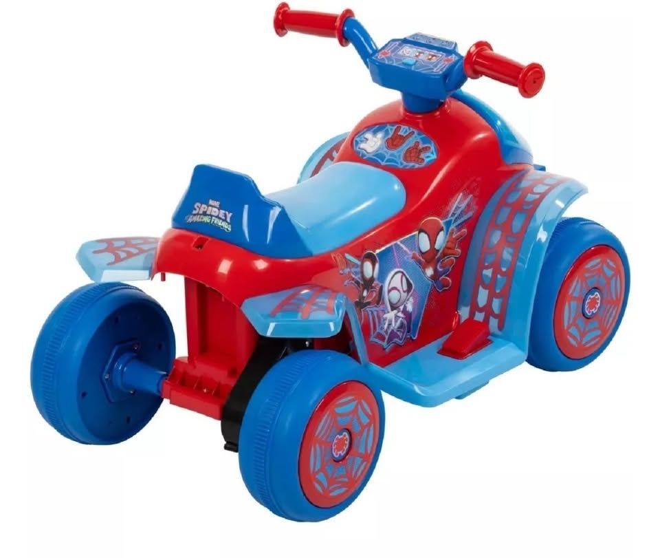 Huffy Spidey and His Amazing Friends Quad Electric Ride-On Car 