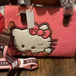 Hello Kitty Purse Loungefly Brown