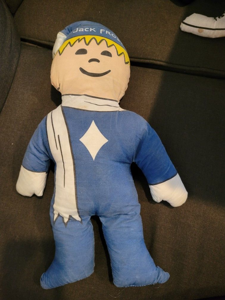 ORIGINAL Vintage 1970s Jack Frost Sugar 19" Plush Doll