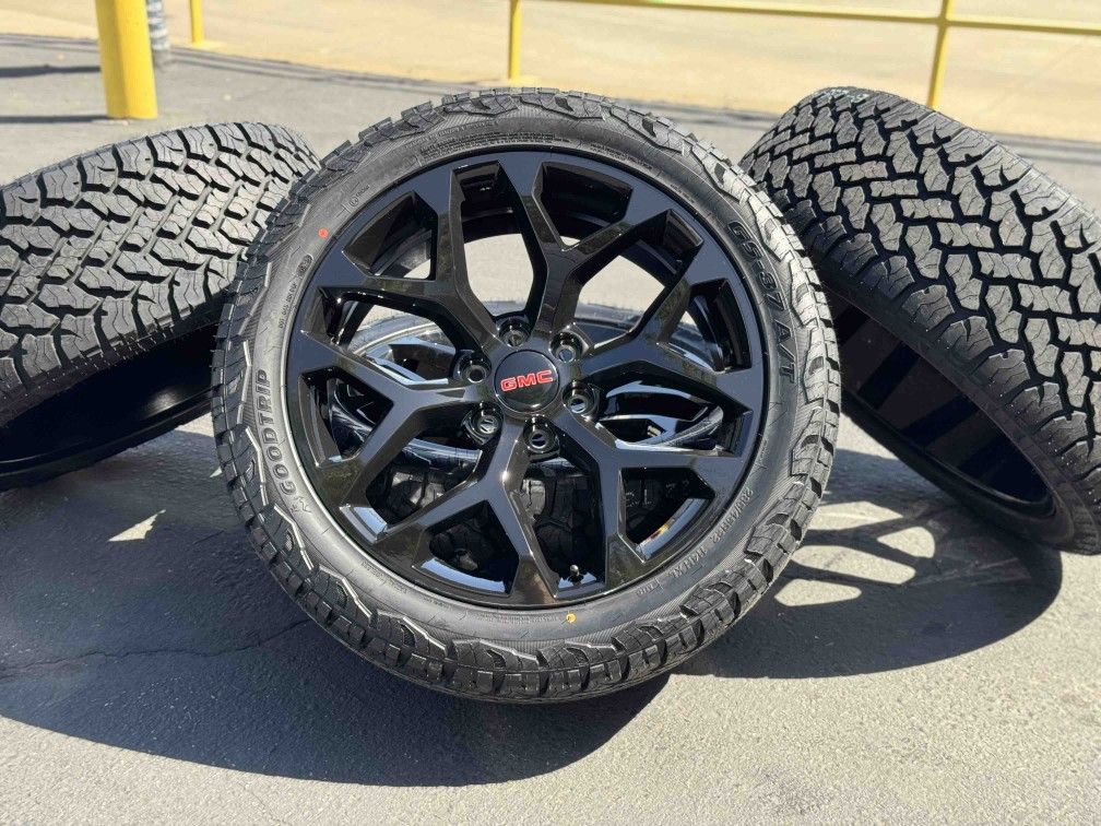 New 22" Chevy GMC Wheels And Tires 6x139.7 