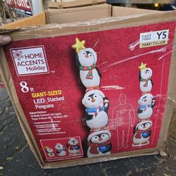 8 Ft Stacking Penguins