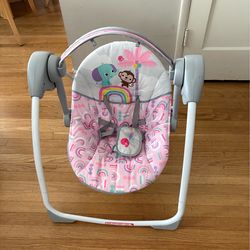 Baby girl swing