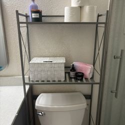 Over the Toilet Shelving Rack