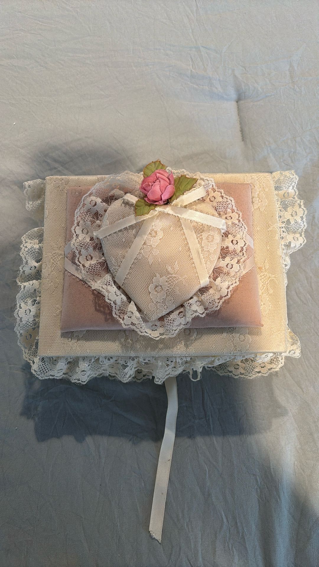 Lace And Satin  Keepsake Box