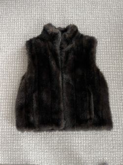 Faux Fur Vest (Size 12) - Like New