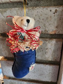 Darling Christmas Bear Ornament